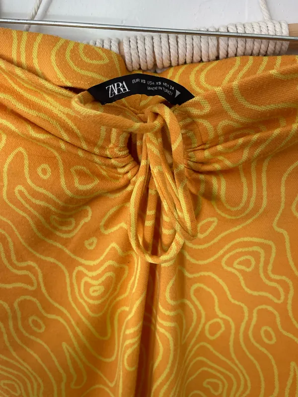 Zara Abstract Printed Midi Skirt - Image 3