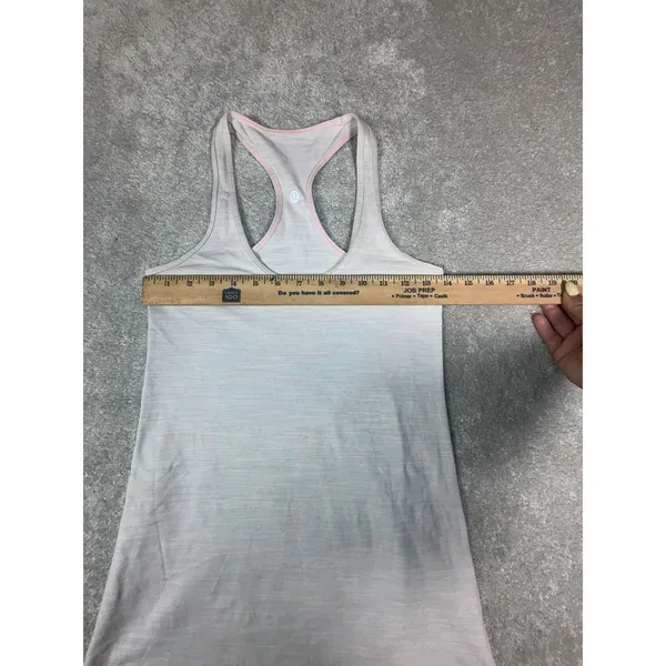 Lululemon Racerback Tank light pink faint stripe 6 - Image 5