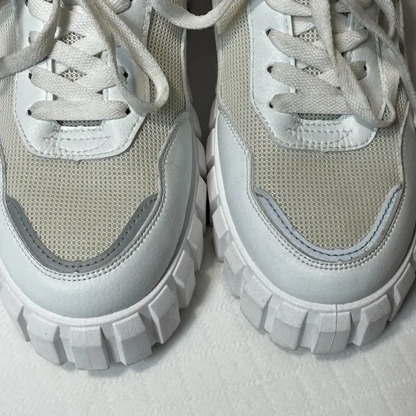 Crosby Scotland Women’s White Platform Sneakers Size‎ 40/US 10 - Image 9