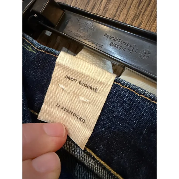 American Eagle NWT 77 Premium Denim Jeans Straight Crop Size 12 - Image 7