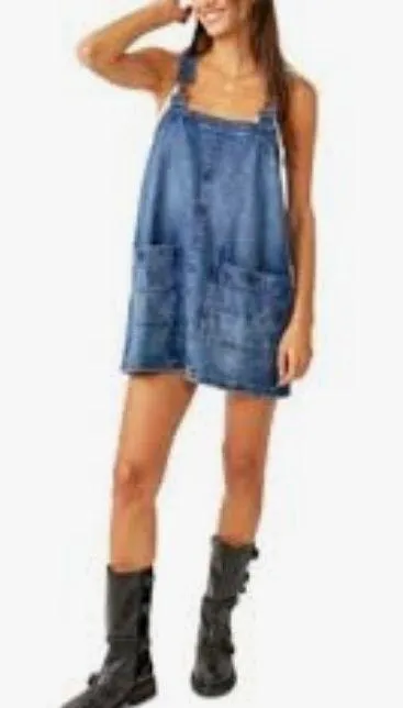 A New Day Free People Women's Cotton Overall Smock. - Image 2