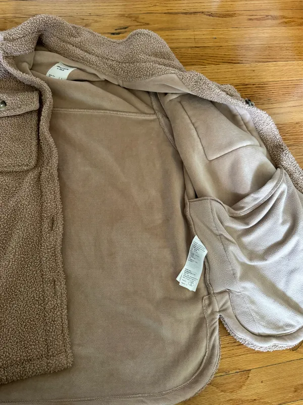 Abercrombie & Fitch Sherpa Shirt Coat - Image 7