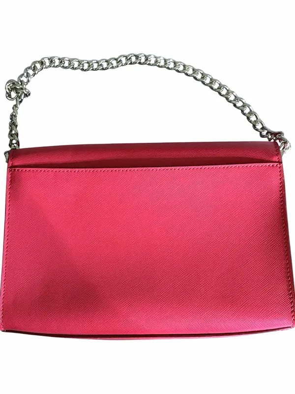 Kate Spade Carson Saffiano Leather Convertible Crossbody Pink Ruby EUC - Image 2