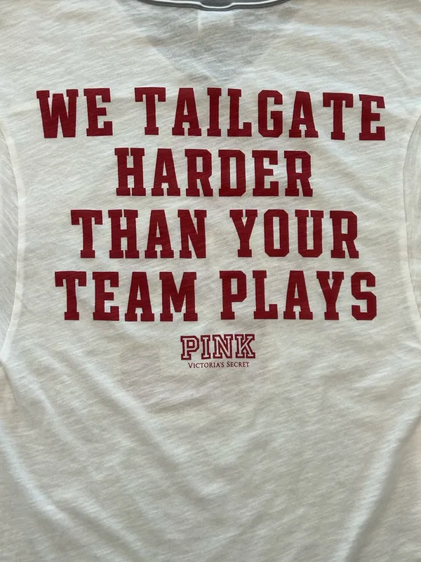 VS PINK University of Southern California USC Trojans oversized gameday shirt XS - Image 5