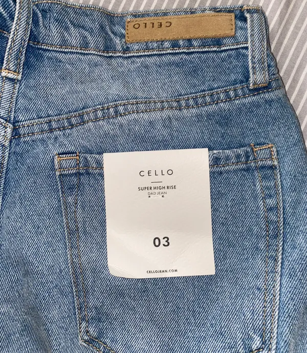 Cello Super High Rise Dad Baggy Jeans - Image 5