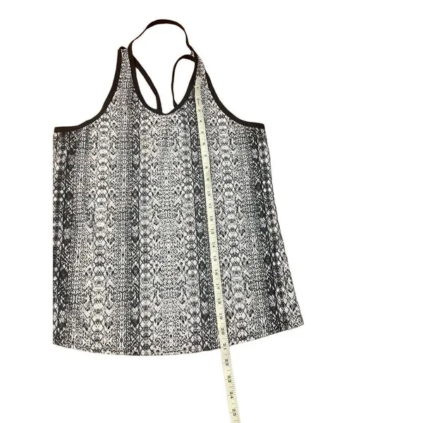 Athleta halter razor back‎ snakeskin print athletic tank size small - Image 2