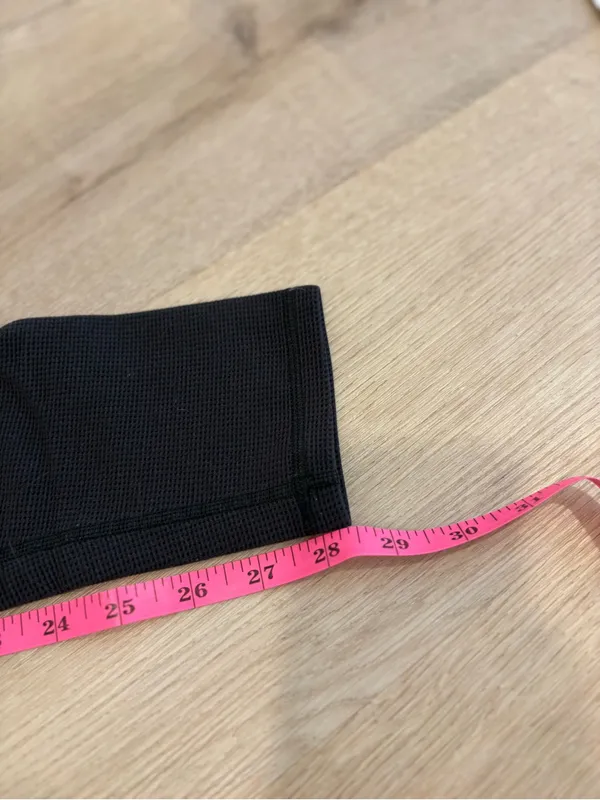 ALO Yoga Black Waffle Knit Leggings Size XS - Image 5