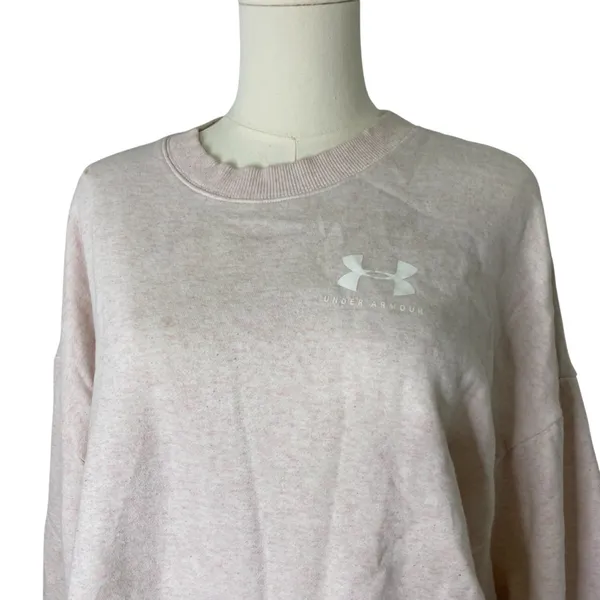 Under Armour Pale Pink Crewneck - Image 6