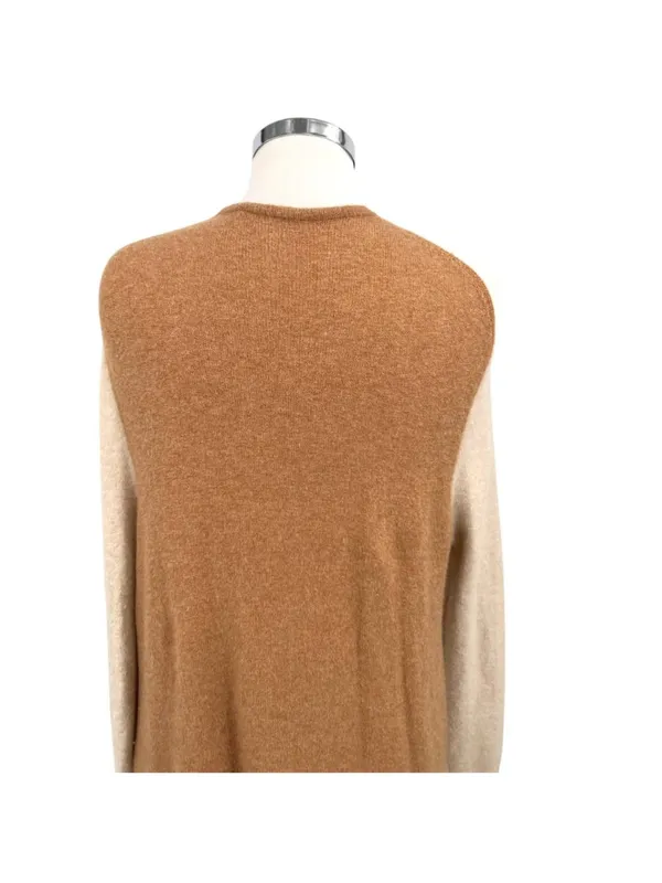 Madewell Kent Open-Front Colorblock Long Cardigan Sweater Size Medium - Image 6