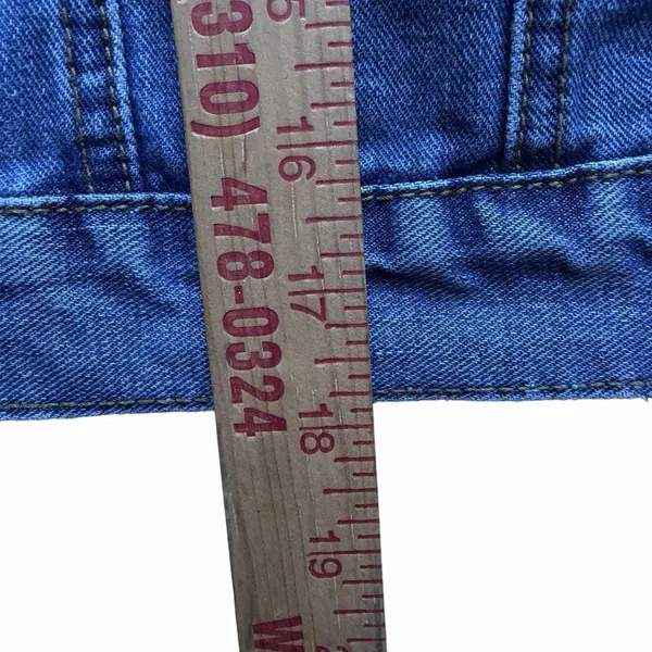 Y2k Sunshine Stars Embroidered Denim Jean Jacket Size Medium‎ Cropped - Image 8