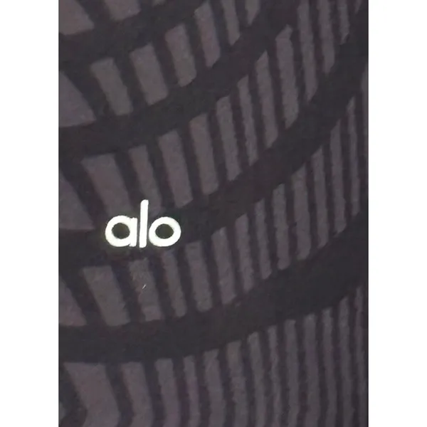 Alo Yoga XS High Waist Legging Black‎ Gray Camo Geo Print Womens - Image 4
