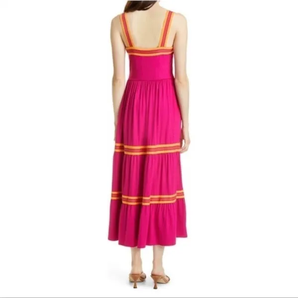 Ted Baker Norabel Tiered Jersey Vest Midi Dress Size US 8 - Image 5
