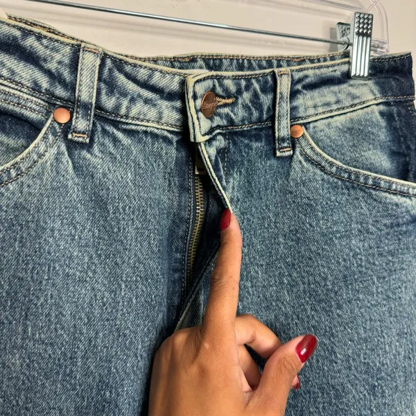 NWT Wrangler Westward 626 Two‎ tone ColorBlockHi Rise Bootcut Jeans Size 28 × 34 - Image 9