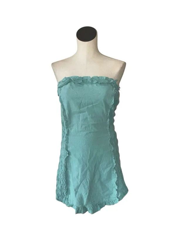 NWOT Free People my muse mini dress - wasabi sauce XL - Image 7