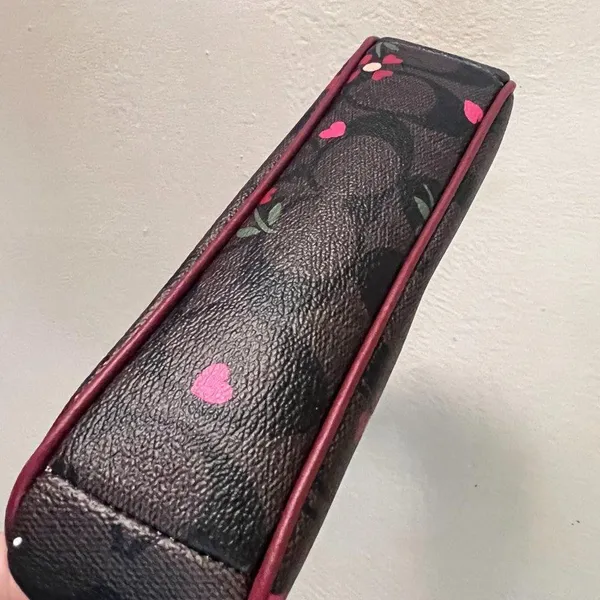 coach Nolita 19 In Signature Canvas With Heart Petal Print c7659 - Image 8