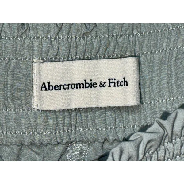 Abercrombie & Fitch Sage Green Stretch Woven Jogger Pants Sweatpants Size Small - Image 3
