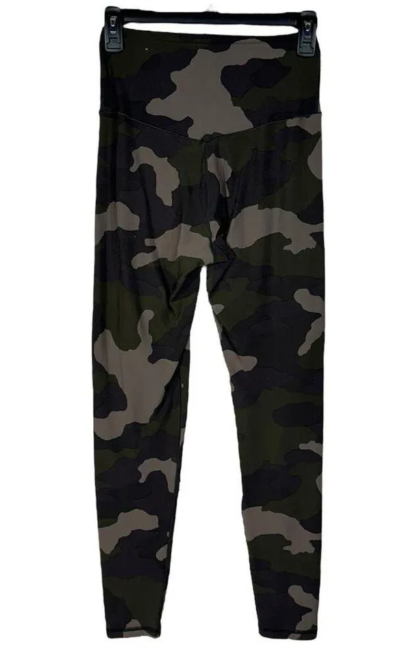 Offline by Aerie Medium 7/8 Leggings Real Me Hi-Rise Stretch Soft Green Camo - Image 3