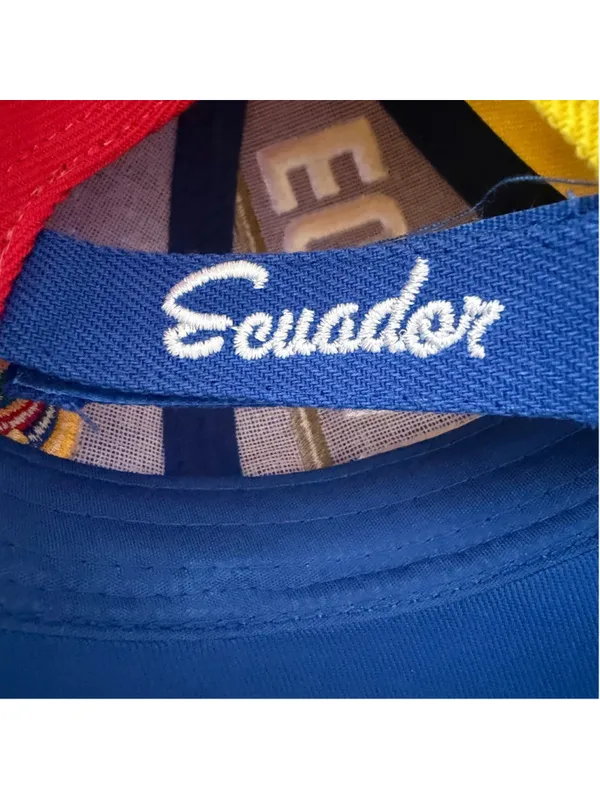 Ecuador Tricolor Embroidered Baseball Flag Shield Cap New Cup World 2026 - Image 11