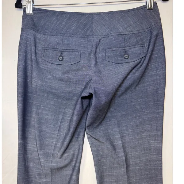 The Limited Drew Fit Dress Pants‎ Size 0 Blue Gray Wide Leg Flare Office NWT - Image 8