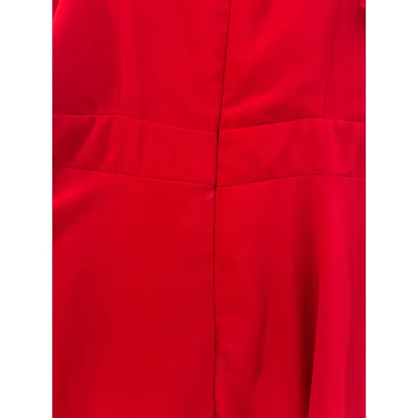 Charlotte Russe Red‎ Halter Cross Back Skater Dress Medium Sleeveless Party Mini - Image 7