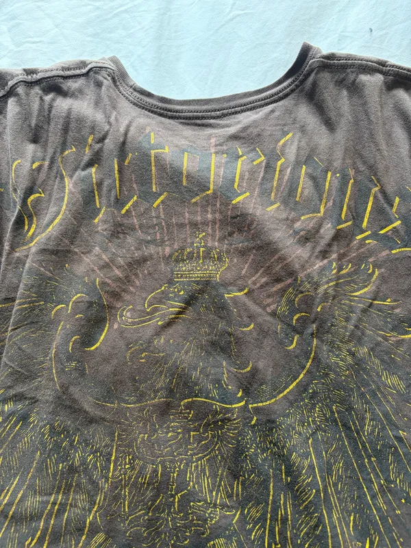 Men’s Graphic Tee Gray Size L - Image 2