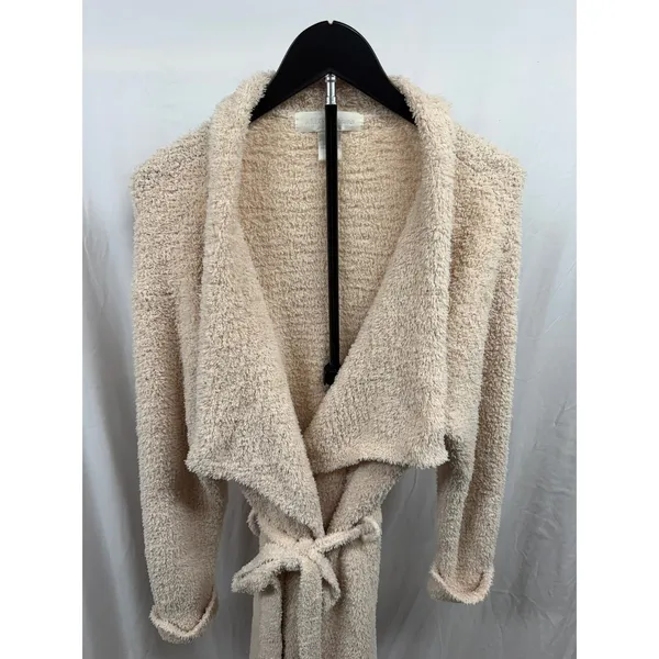 Arlotta Studio Women's Medium‎ Cream Luxurious Plush Textured Knit Robe - Image 3