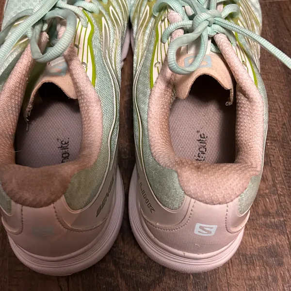 Women's Salomon Sense Link Green Teal White Running Shoes Size 8 Trail‎ Hiking - Image 7