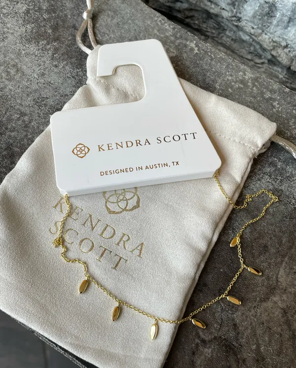 Kendra Scott Gold Necklace - Image 2
