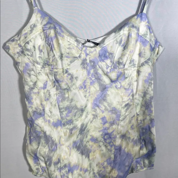 Zara Womens Tie Dye Bodysuit Medium New With Tags 3665/653/050/M - Image 3