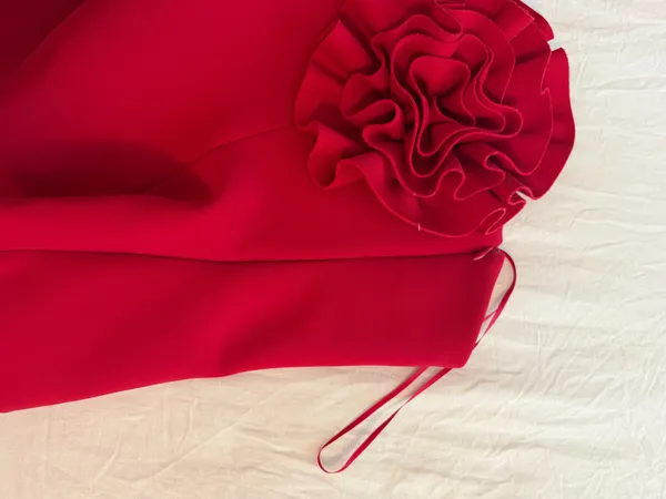 ZARA Floral Strapless Top - Image 4