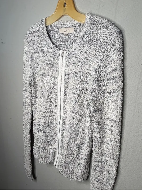 Loft Zip Cardigan Sweater - Image 4