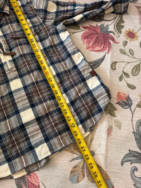 Granola Girl plaid LL Bean flannel - Image 9