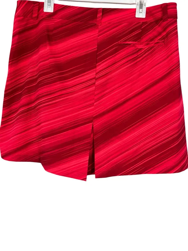Nike Golf Tour Performance Dri-fit Red Lined Skirt Size 14 Womens - Image 4