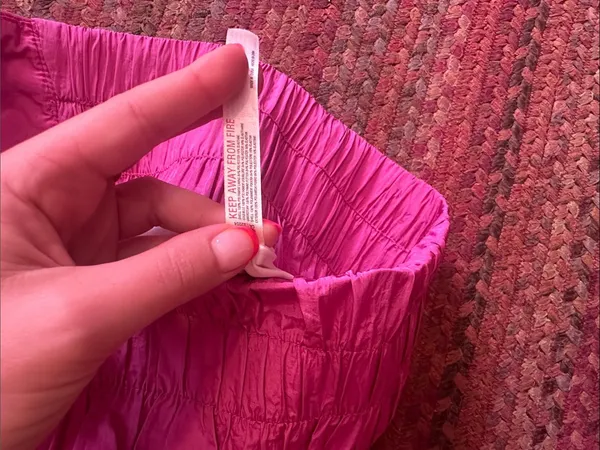 FREE PEOPLE Anthropologie Hot Pink High-Waist Smocked Athletic RUNNING Shorts - Image 3