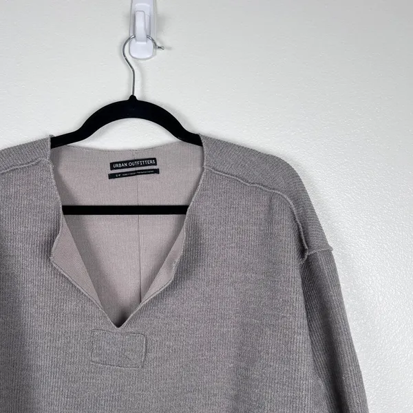 Urban Outfitter Women's Jax Inside Out‎ Oversized Sweater Grey Sz S - Image 5