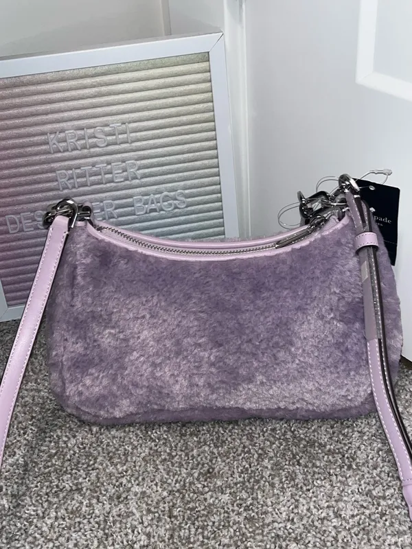 NWT Kate Spade Kayla Faux Fur Crossbody - Image 10