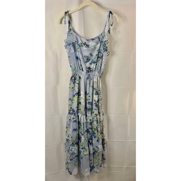 MISA LOS ANGELES Inae dress in periwinkle floral Women's Small - Image 4