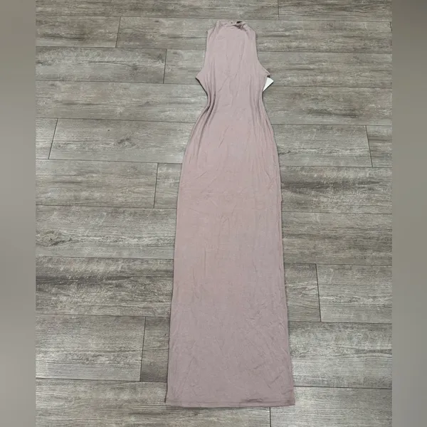 Naked Wardrobe Taupe Maxi Dress - Image 2