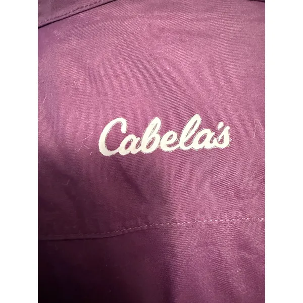 Cabelas Womens Primaloft Insulated Winter ski Jacket Purple Grey Hooded Small S‎ - Image 4