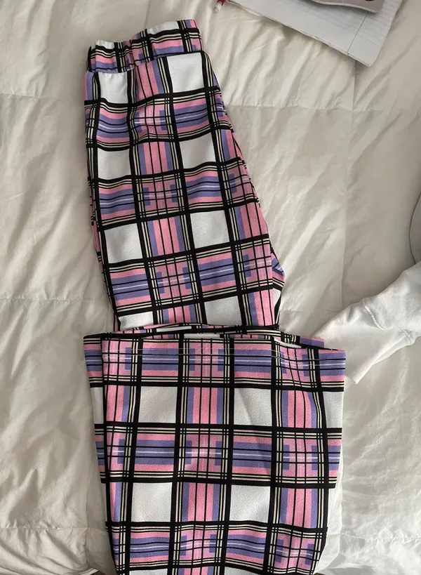 Plaid Flare Pants!! Multiple - Image 2