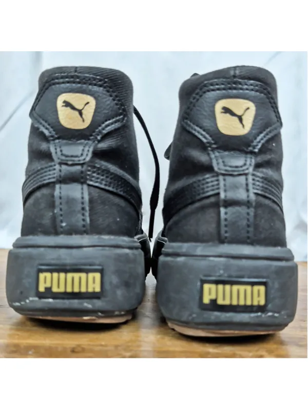 Ladies' Puma Kaia Black Platform Sneakers US 6 - Image 6