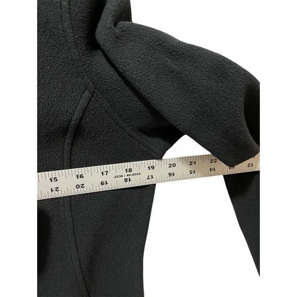The North Face Women's 1/4 Zip Fleece Sweater Size Medium Black Pullover Warm - Image 4
