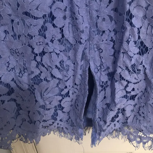 ASTR The Label Women Size Medium Dress Lace ‎ Periwinkle Spaghetti Strap midi - Image 10