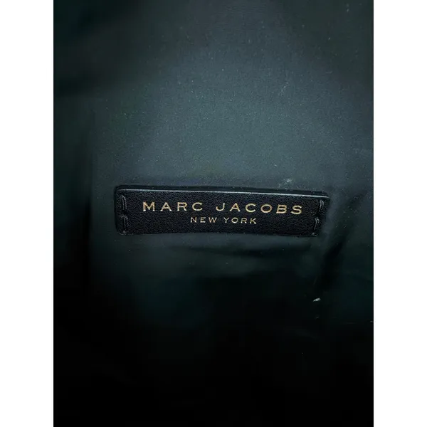 Marc Jacobs Crossbody Bag Black Nylon Leather Trim Gold Hardware OS - Image 7