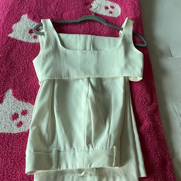 Princess Polly Stylish Cream Sleeveless set - Image 5