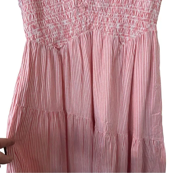 Free People Juno Sleeveless Smocked Tiered Maxi Dress - Image 7