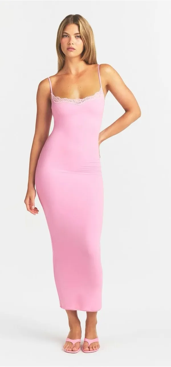 Skims fits everybody lace long slip dress - Image 2