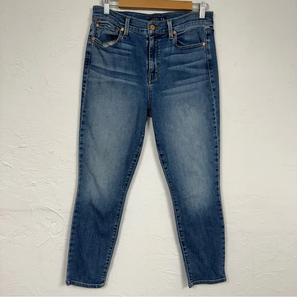 Level 99 Blue High Rise Skinny Jeans Women 8 Classic Fall Casual Denim Anthro - Image 5