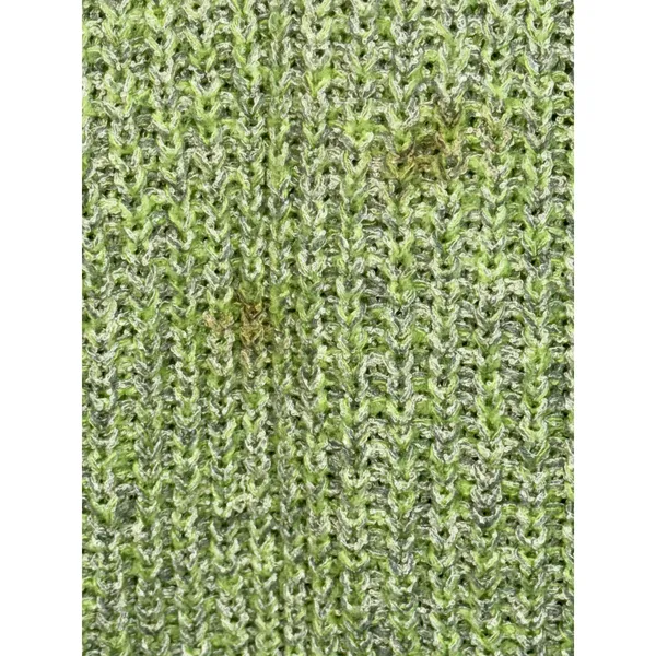 Abercrombie & Fitch Gray Green Knit Long Sleeve Pullover Crew Neck Sweater Sz M - Image 8