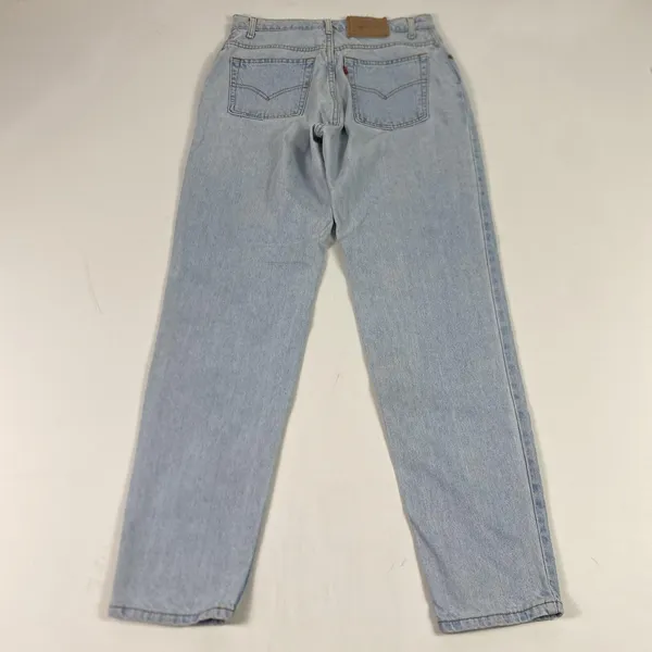 Vintage Levis 550 Jeans Womens 13 Long Light Wash‎ Relaxed Tapered High Rise 90s - Image 11